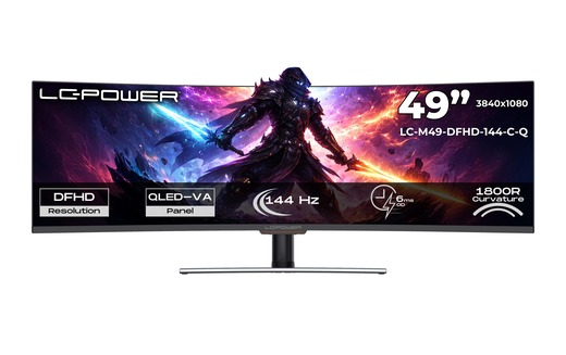 LC-Power LC-M49-DFHD-144-C-Q, 49 Curved