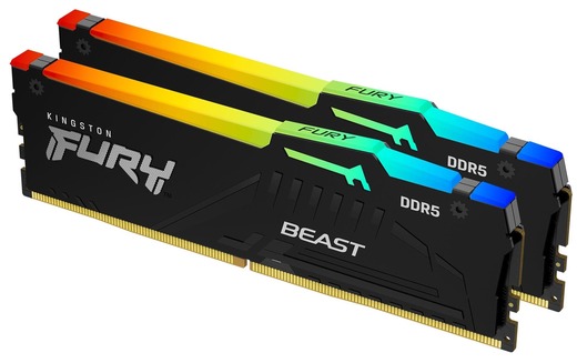 FURY Beast RGB DDR5 64GB 2-Kit 5600MT/s FURY Beast RGB DDR5 64GB 2-Kit 5600MT/s