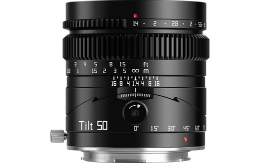 TTArtisan, Festbrennweite Tilt 50mm F/1.4 –
