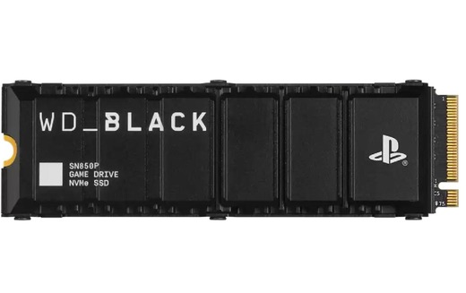 WD Black SN850P 4TB für PS5 Heatsink WD Black SN850P 4TB für PS5 Heatsink