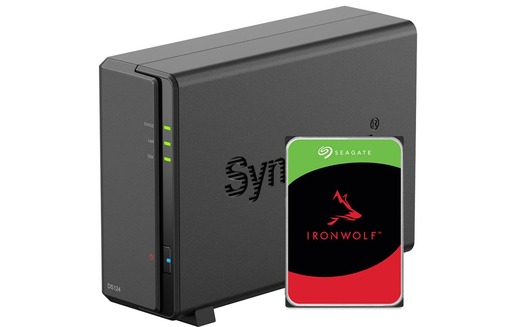Synology DS124, 1-bay NAS Synology DS124, 1-bay NAS