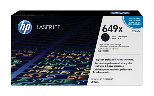 HP Toner 649X - Black (CE260X)