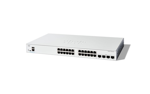 Cisco C1300-24FP-4G: 24 Port ManagedSwitch Cisco C1300-24FP-4G: 24 Port ManagedSwitch