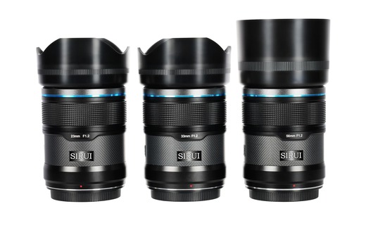 Sirui Objektive Sniper 23, 33& 56mm F1.2 b Sirui Objektive Sniper 23, 33& 56mm F1.2 b