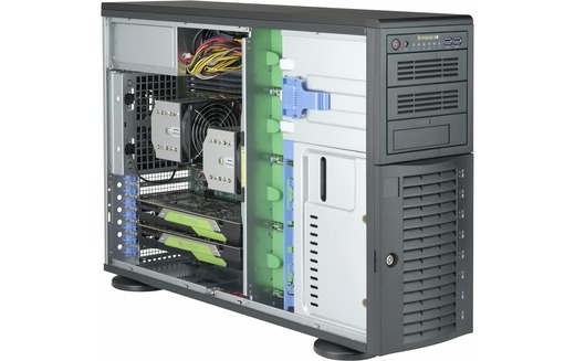 Supermicro CSE-743AC-1K26B-SQ 4U Tower Supermicro CSE-743AC-1K26B-SQ 4U Tower