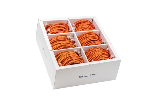 SLIM, Slimpatchkabel RJ-45, Cat 6A, U/FTP,
