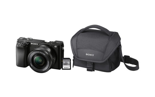 Sony Alpha 6100 KIT schwarz, 24.3 MP Sony Alpha 6100 KIT schwarz, 24.3 MP