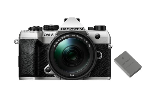 OM System OM-5 Camera Kit Silver 14-150 OM System OM-5 Camera Kit Silver 14-150