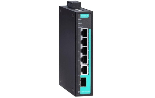Moxa EDS-G205-1GTXSFP: 5 Port Switch 1Gbps,