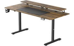 Ultradesk, Gaming Tisch Higlander XXL Braun