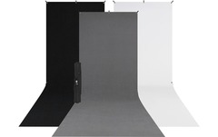 Westcott X-Drop 3-Pack Sweep Backdrop Kit